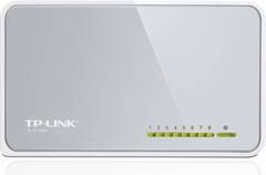 TP-Link TL-SF1008D Коммутатор 8-port 10/100M mini Desktop Switch, 8 10/100M, Plastic case