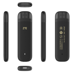 Модем 2G/3G/4G ZTE F30Pro USB Wi-Fi Firewall +Router внешний черный