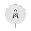 Cezares LEAF-VDIM-L-01 Встраиваемый однорычажный смеситель с переключателем на 2 выхода, исполнение Хром