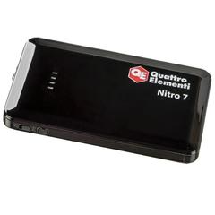 Пусковое устройство QUATTRO ELEMENTI Nitro 7 (12В, 7500 мАч, 400А, USB, LCD - фонарь) (790-304)