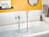 Фото в интерьере смеситель для ванны и душа Kludi Pure&Easy 376810565