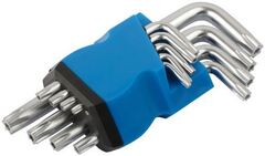 Ключи звездочки набор 9шт Т10-Т50 в пласт.держателе