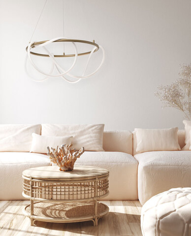 Подвесная светодиодная люстра De Markt Толедо 312013201