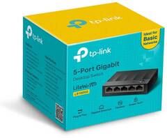 TP-Link LS1005G - 5-портовый 10/100/1000 Мбит/с настольный коммутатор