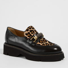 Кожаные лоферы Donna Soft/Mot-Cle 2757 черные