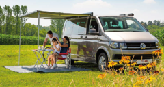 Маркиза автомобильная Fiamma F45s 260 - Titanium (VW T5/T6 M/T)  - LeМаркиза автомобильная Fiamma Ft