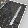 Декоративная решетка TIMO для желоба из нержавеющей стали (LG20-800)