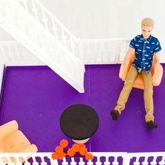 Коттедж для кукол Barbie (Барби) "Конфетти", С- 1330 с мебелью