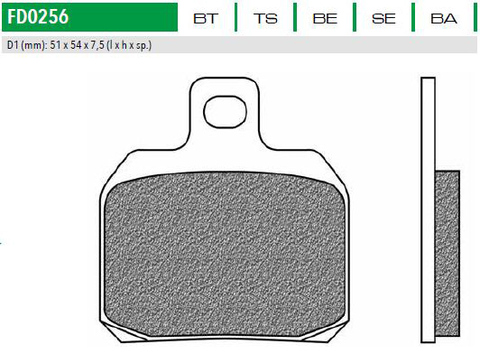 FD0256TS Тормозные колодки дисковые мото ROAD TOURING SINTERED  (FDB2074)  NEWFREN