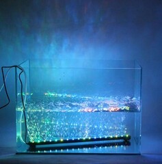 Аэраторный камень DU Air stone L03-12 blue (синее свечение)
