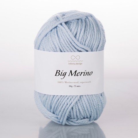 Пряжа Infinity Big Merino 6211 нежно-голубой
