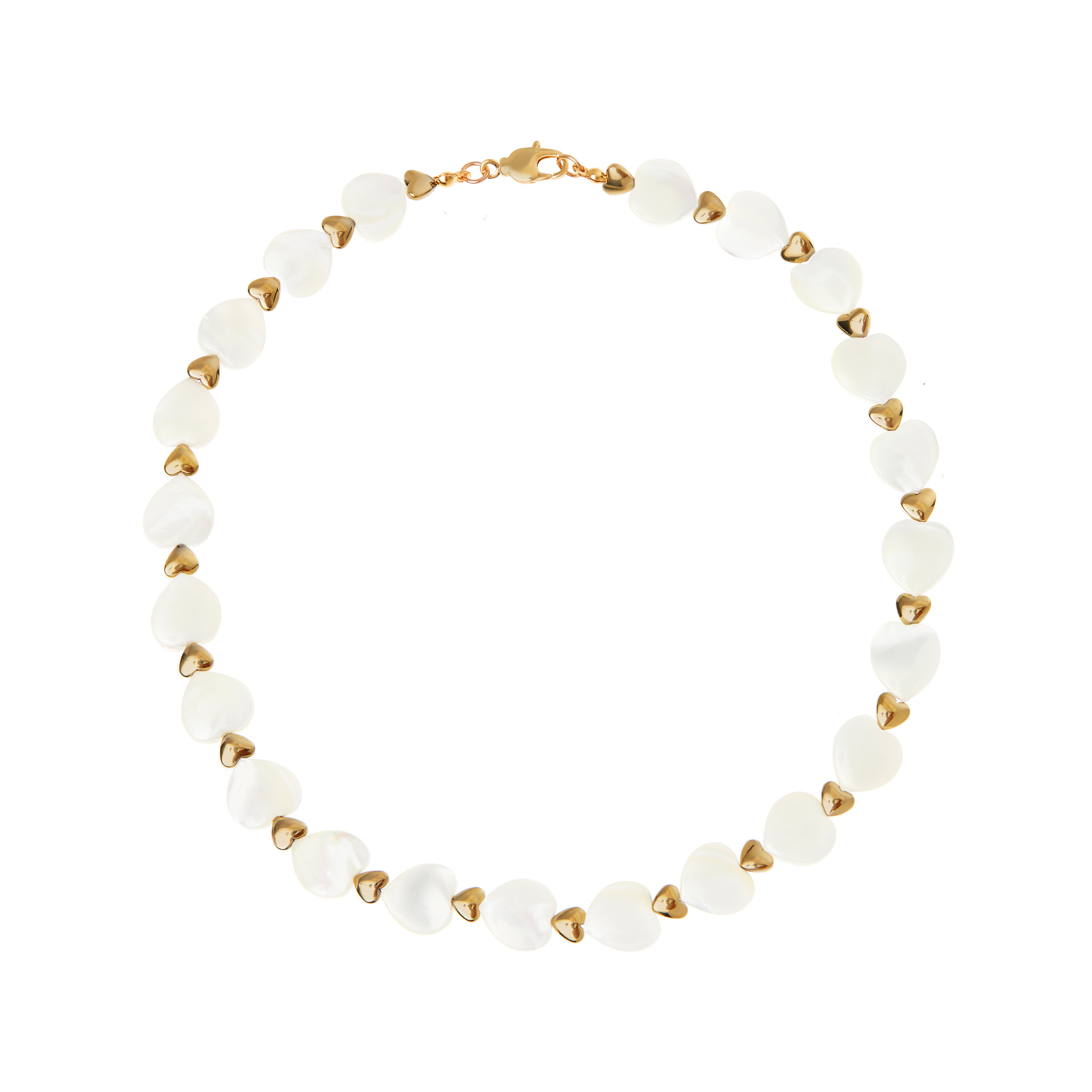 HOLLY JUNE Колье Pearl Heart Necklace holly june колье major pearl twist necklace