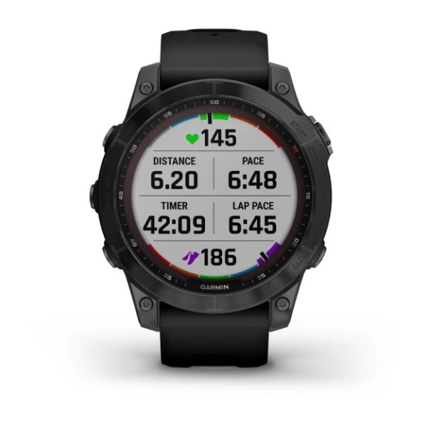 Garmin Fenix 7 Sapphire Solar Black-Black