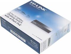 TP-Link TL-SF1008P - 8-портовый 10/100 Мбит/с настольный коммутатор с 4 портами PoE