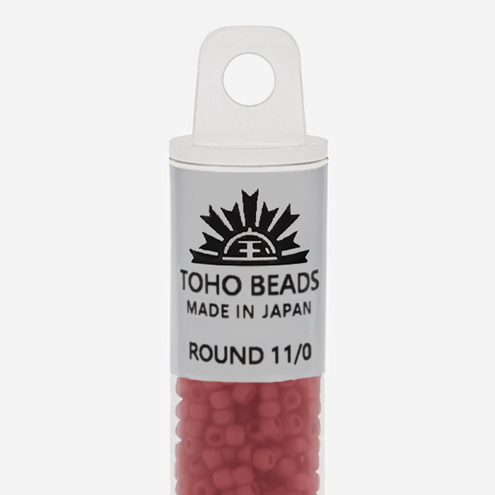 Японский бисер TOHO Round 11/0 (№5CF), прозрачный матовый