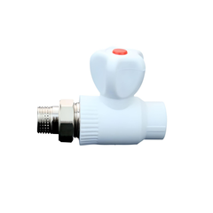 ViEiR Кран шаровой PPR для радиатора ПРЯМОЙ Ø-20х1/2" (VER203S)