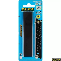 OLFA EXCEL BLACK, 18 мм, 10 шт, в боксе, сегментированные лезвия (OL-LBB-10)