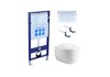 Aquatek SET Aquatek АЛЬТАИР cm-009 4в1 Set Aquatek АЛЬТАИР (рама Aquatek Standard INS-0000012 с звукоиз.прокладкой+крепеж KKI-0000002+кнопкаKDI-0000009+унитаз АЛЬТАИР AQ1980-00 с крышкой