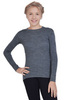 Терморубашка из шерсти мериноса Norveg Soft Teens Grey Melange детская
