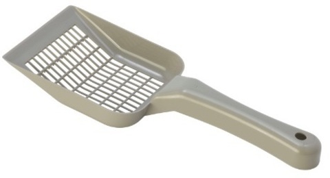 Moderna совочек для туалета Handy Scoop 26,5см, широкие отверстия, серый
