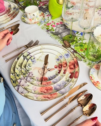 Подстановочная тарелка 30см First Lady Пасхальные традиции