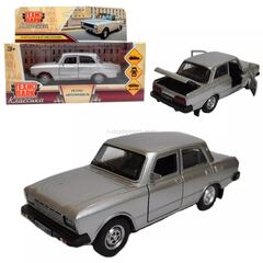 Moskvich-2140SL silver metal 1:34 Technopark