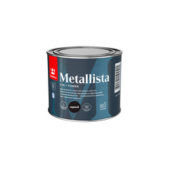 ТИККУРИЛА METALLISTA Краска по ржавчине черный глянцевый 0,4л