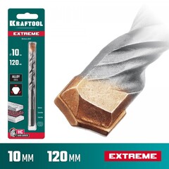 KRAFTOOL Extreme, 10 х 120 мм, трехгранный хвостовик, сверло по бетону (29166-120-10)