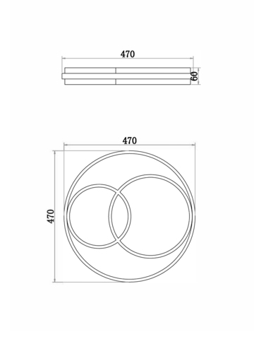 Потолочный светодиодный светильник Freya Tucene FR10029CL-L70B