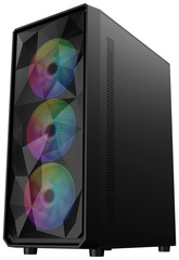 Корпус 1STPLAYER FD3-BK-1F5M-3F5S черный