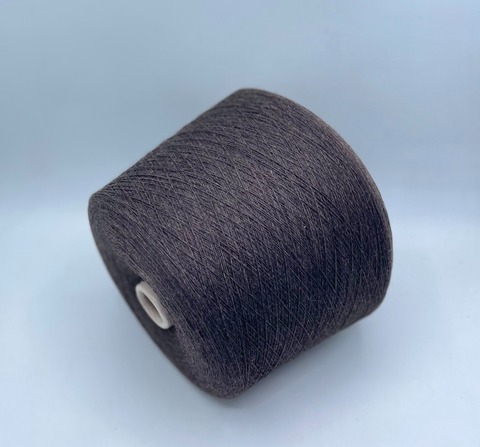 Casa del Filato(пр.Италия),art.Bobby, 1500м/100гр. 5% кашемир, 25% Меринос, 45% вискоза, 25% полиамид,цвет-Темно-коричневый(394/957) ,арт.36810