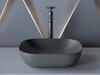 Ceramica Nova Element CN6009MDH Умывальник чаша накладная прямоугольная, 45.5x32.5, цвет: темный антрацит матовый