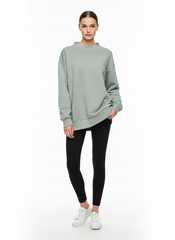 Свитшот унисекс "Простор" цвет светло-серый