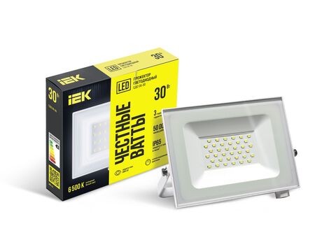 Прожектор LED СДО 06-30 IP65 6500K белый IEK