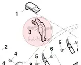 Рычаг оригинал для Sharp ARM236 / ARM276 MLEVP0101QSZZ