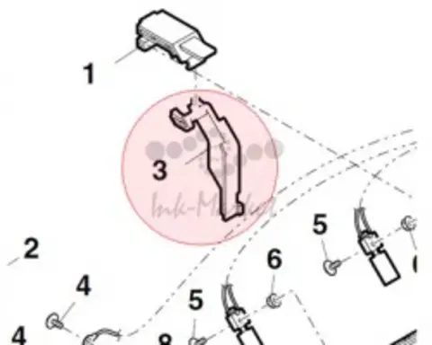 Рычаг оригинал для Sharp ARM236 / ARM276 MLEVP0101QSZZ