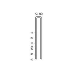 Скобы тип KL 90/40 CNKH/2000 Schneider airsystems C420035