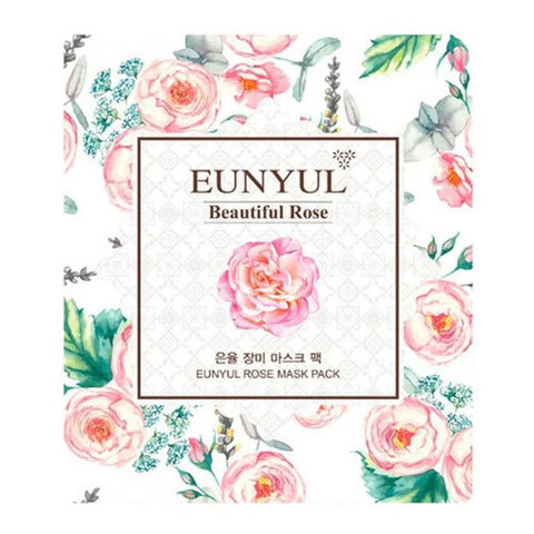 Eunyul Beautiful Rose Mask Pack - Тканевая маска для лица с экстрактом розы