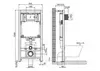 BelBagno BB507B/BB1055SC/BB002-80/BB005-PR-CHROME Унитаз подвесной BelBagno PROSPERO BB507B