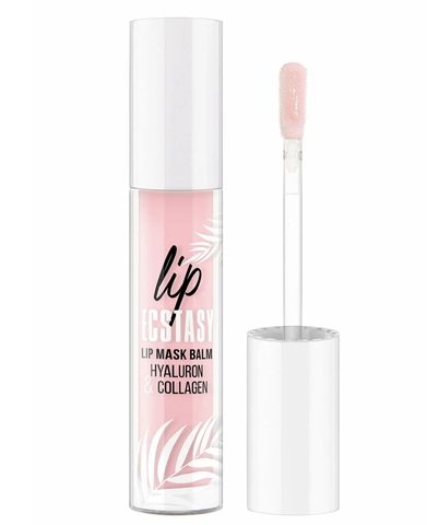 LuxVisage Маска-бальзам для губ LIP ECSTASY hyaluron & collagen тон 601 Rose 3,3г