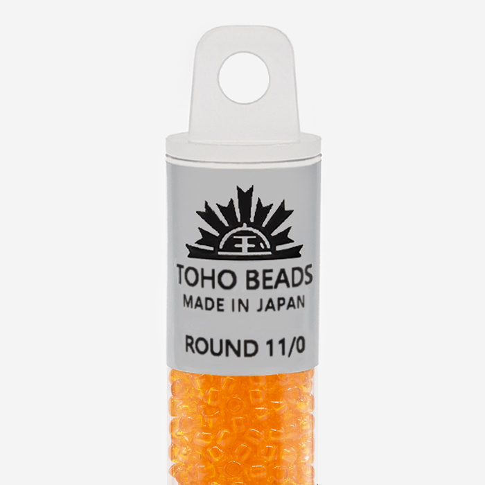 Японский бисер TOHO Round 11/0 (№10), прозрачный