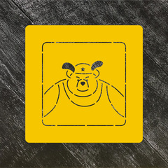 Мишка 23 февраля №7