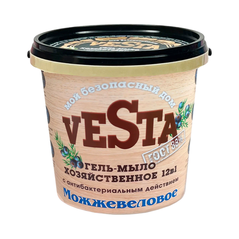 Хозяйственное гель-мыло универс VESTA Можжевеловое 88% 1000мл