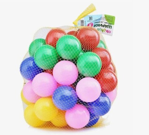 Набор Шаров для Сухого Бассейна, 60мм, 100 шт.