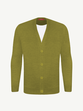 Кардиган с пуговицами из шелка