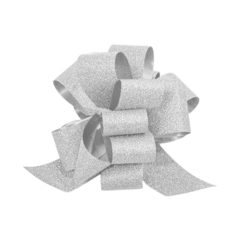 
          Бант Для Упаковки Подарка Блеск 3 Х 3 См (Белый)