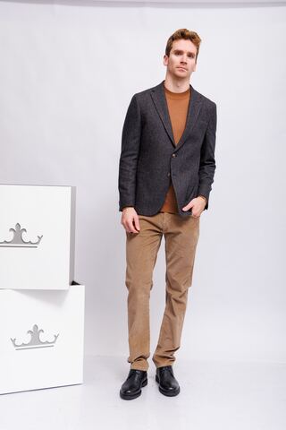 DIGEL Пиджак с налокотниками из шерсти с шелком и эластаном