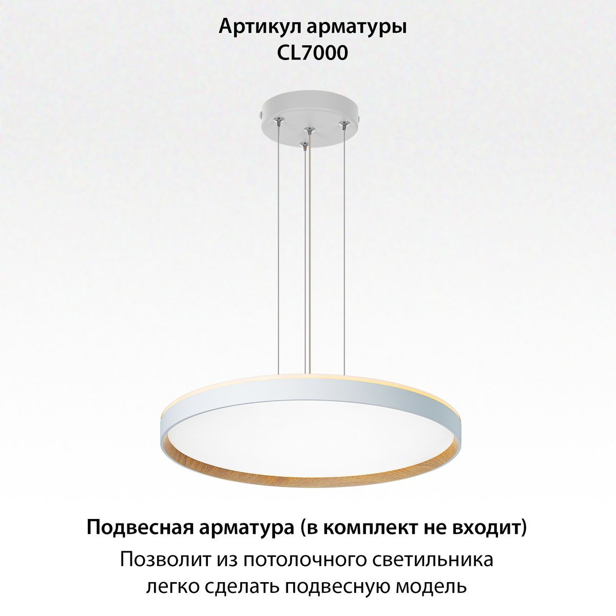 Потолочный светодиодный светильник Citilux Etalon CL750500R