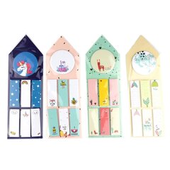 
          Набор блоков для записей с клеевым краем, Alingar, 175*58 мм, 6 прямоугол 15*45 мм + 1 круглый d=40 мм, ассорти (единорог, кактус, фрукты, хвост русал