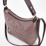 Сумка Саломея 1126 македония какао + шоколад